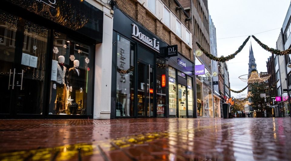Winkelstraat lockdown leeg corona