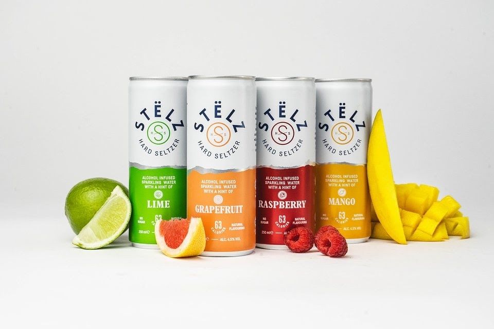 STELZ hard selzer startup drink