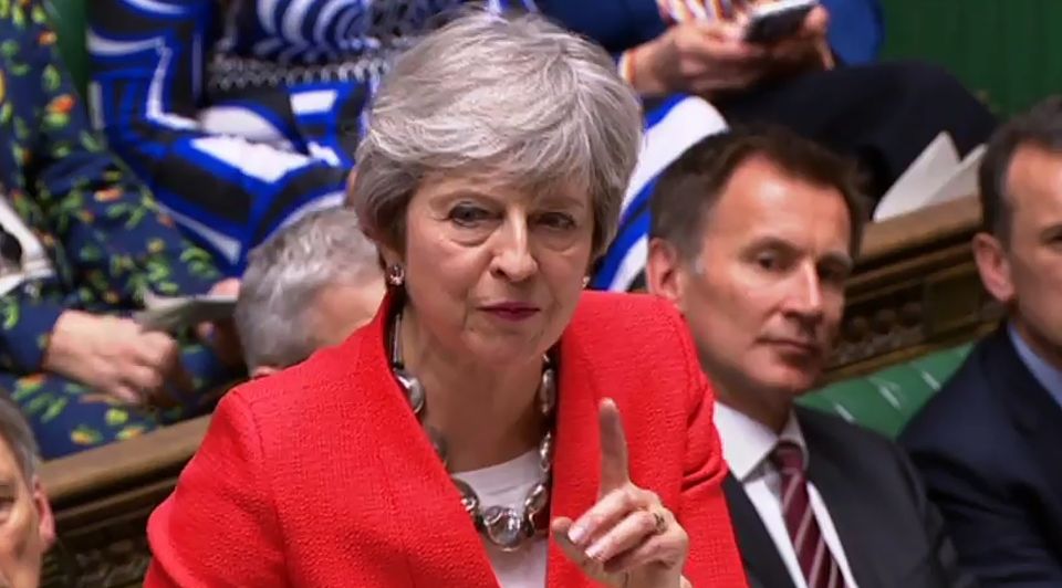 Theresa May 12 maart Brexit