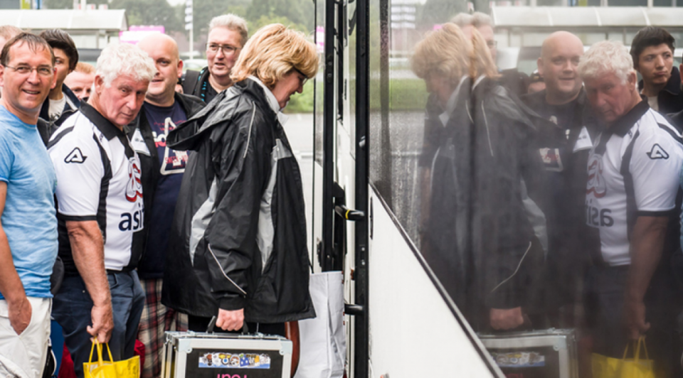 Oad busreis heracles supporters Lars Smook