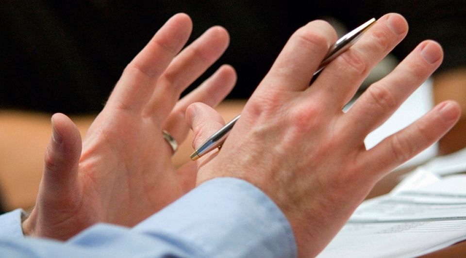 Ondernemer vergadering pen