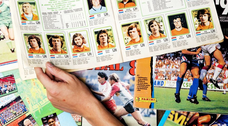 Panini voetbalplaatjes