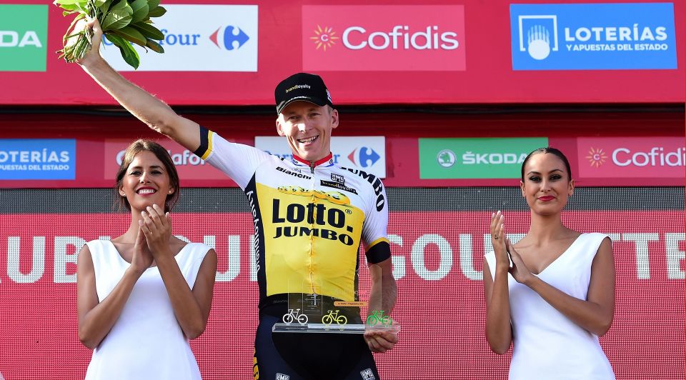 Robert Gesink Vuelta Etappewinnaar Col D Aubisque 1