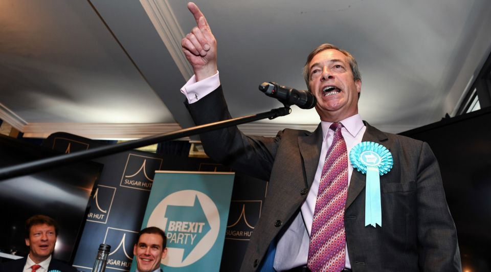 Brexit party nigel farage ondernemer