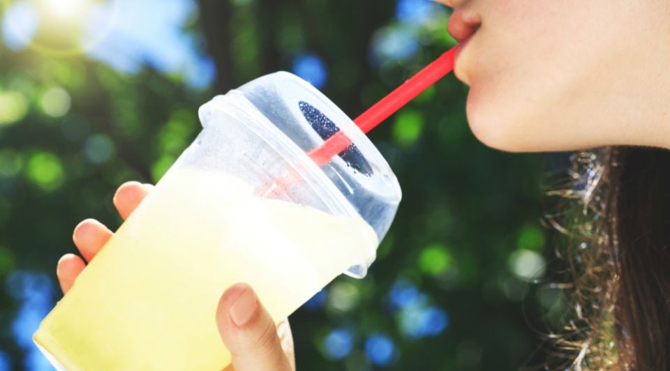 Jongetje limonade Mexicaanse grens