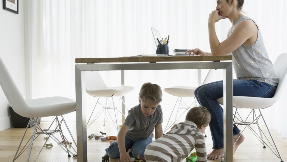 thuiswerken kinderen
